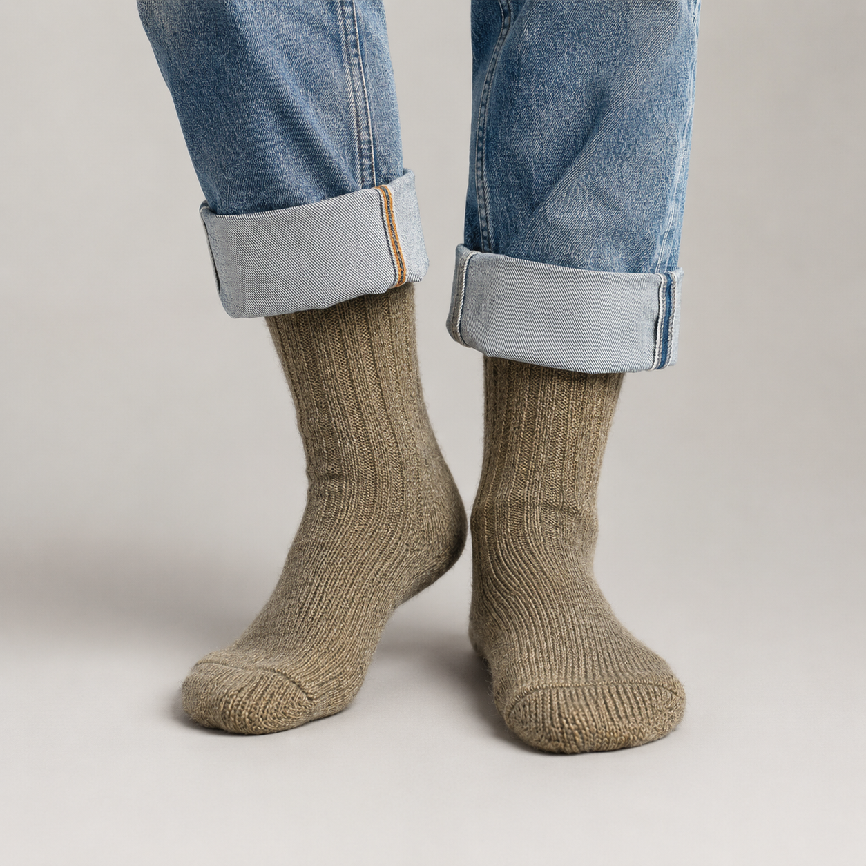 Arctic Wool Socks in Levi